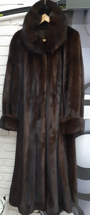 Шуба норкова (манто) довга