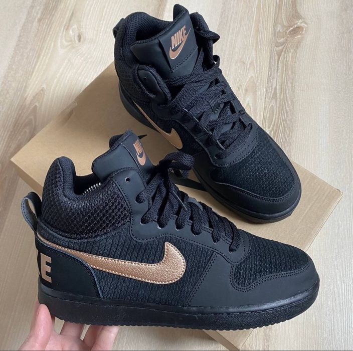 Кроссовки Nike Хайтопы Найк. Оригинал. Размер 38 (24 см). Как новые!