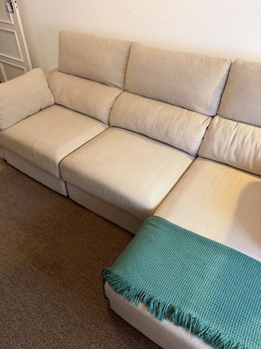 Sofá-cama IKEA.