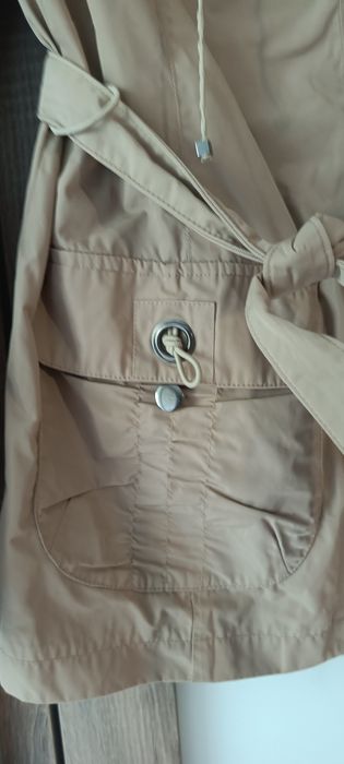 Kurtka damska przejściowa wiatrówka z paskiem rozmiar L/ XL
