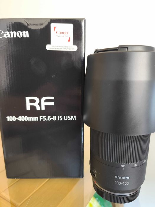 Objetiva Canon RF 100-400mm F5.6-8 IS USM
