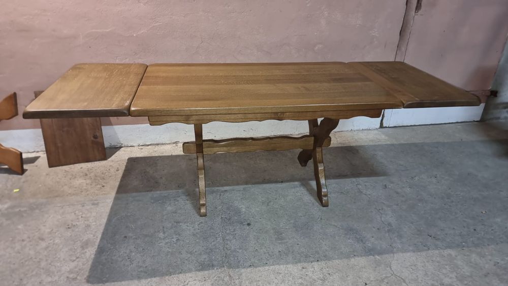 Stół dębowy rozkładany