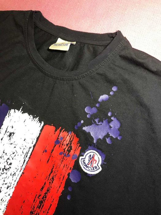 футболка Moncler  M ( slim fit ) \ S