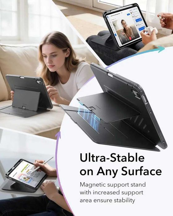 Чехол ESR Flip Magnetic Case для iPad 10/11 (2022/2025) Black