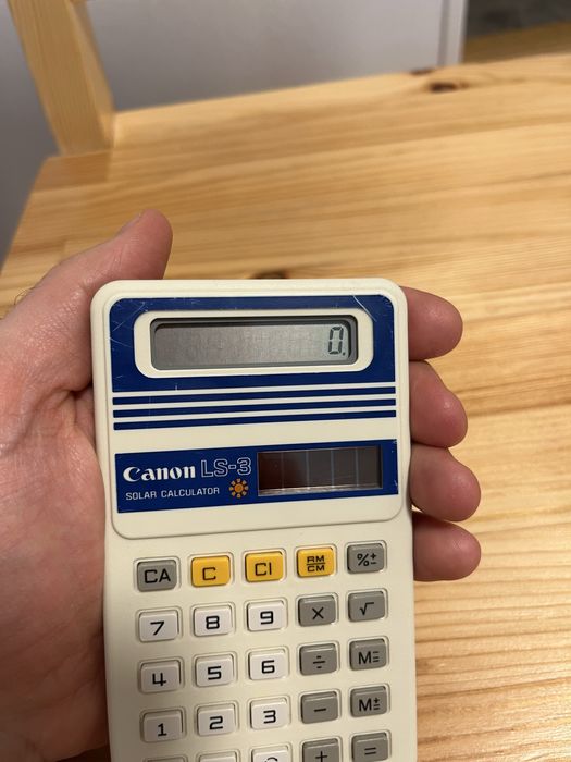 Калькулятор Canon LS-3 , Sharp , Casio