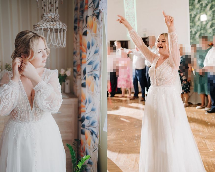 Suknia ślubna + welon