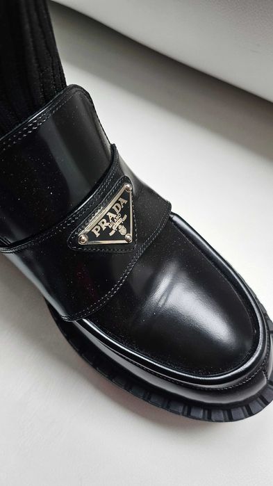 P R A D A luksusowe buciki PREMIUM botki roz 41
