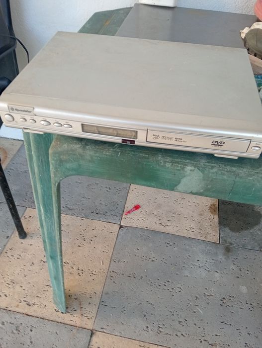 Leitor de DVD a funcionar