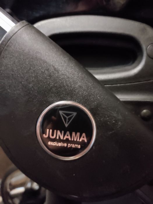 Wózek Junama Diamond Fluo szary 2w1