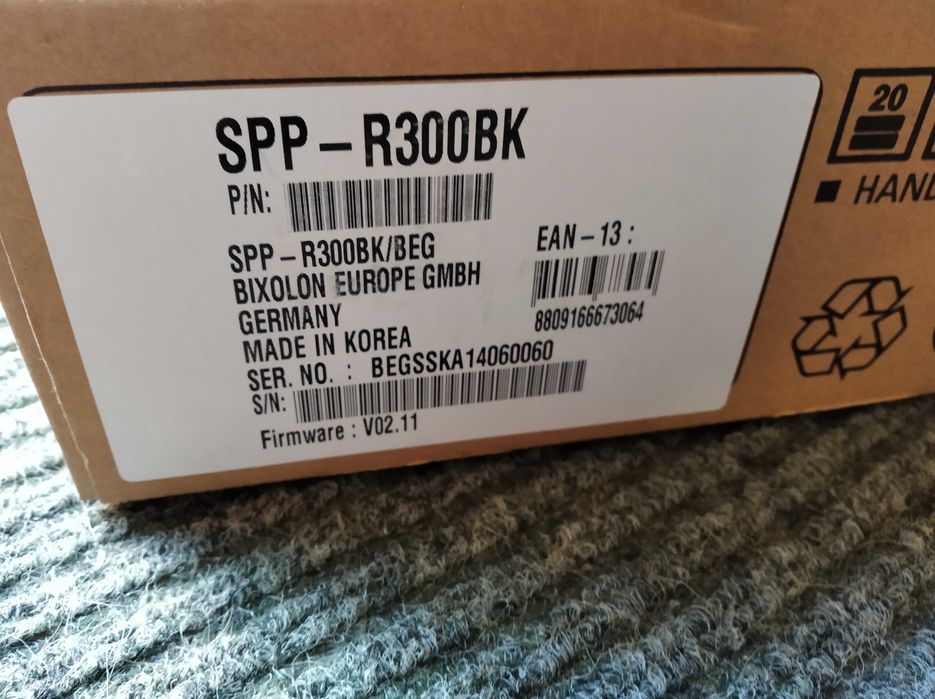 Bixolon SPP-R300BK przenośna drukarka paragonów bluetooth