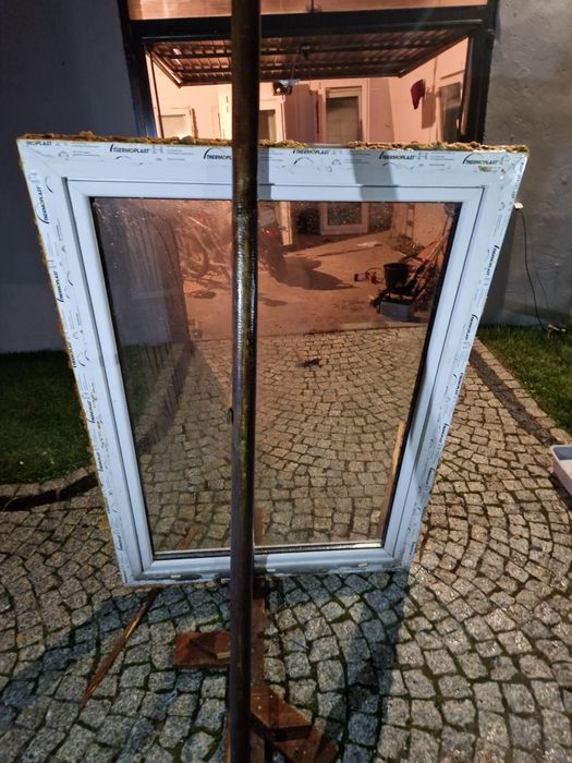Okno 116x163 85x244 77x138 drzwi balkonowe pcv z demontażu uszkodzone