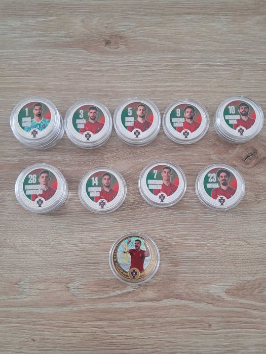 Moedas seleção Purtuguesa