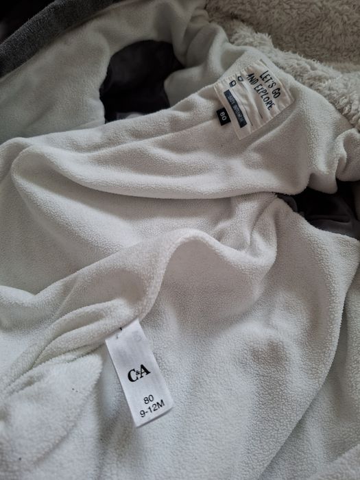 Kombinezon zimowy niemowlęcy r.80.