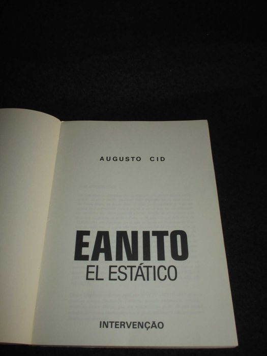 Livro Eanito El estático Augusto Cid