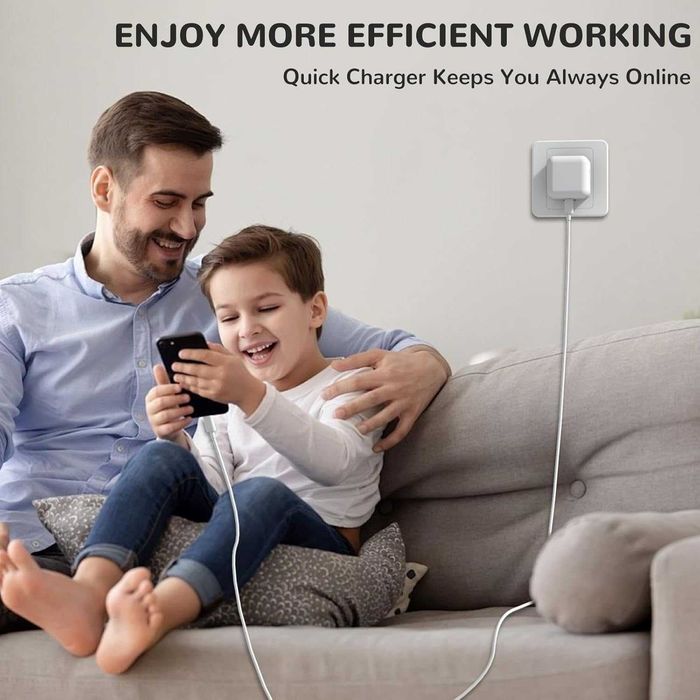 Szybka Ładowarka + Kabel USB-C 2M 20W TYP C DO IPHONE 15 16 17