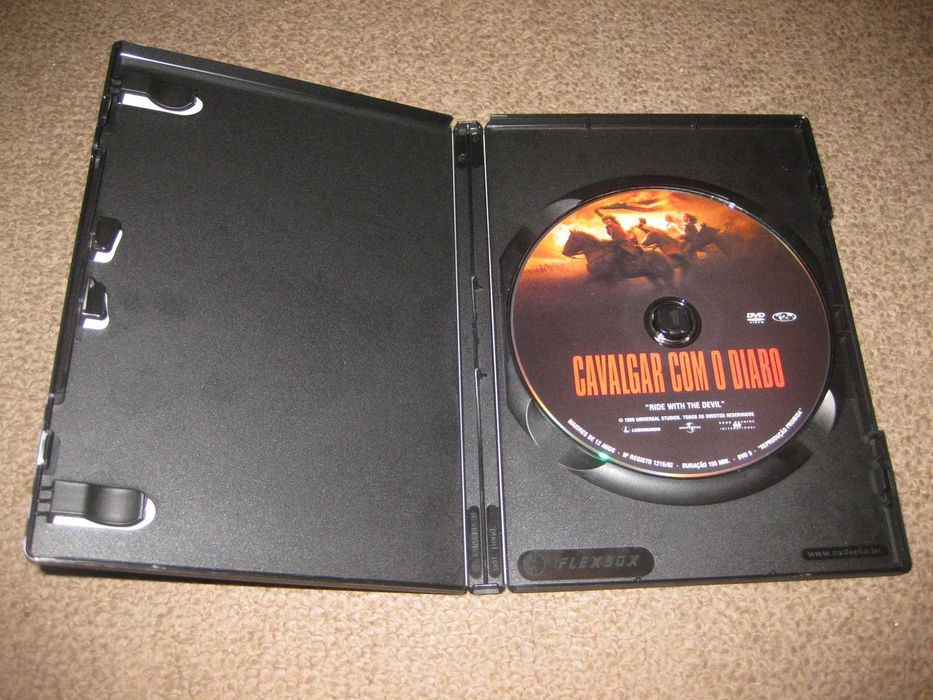 DVD "Cavalgar Com O Diabo" com Tobey Maguire