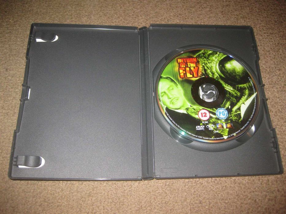 DVD "O Regresso da Mosca" com Vincent Price/Raro!