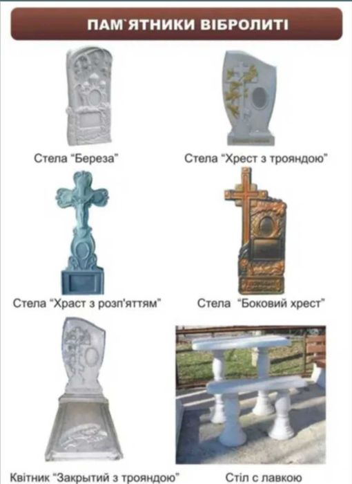 Плити протиусадочні, пам'ятник