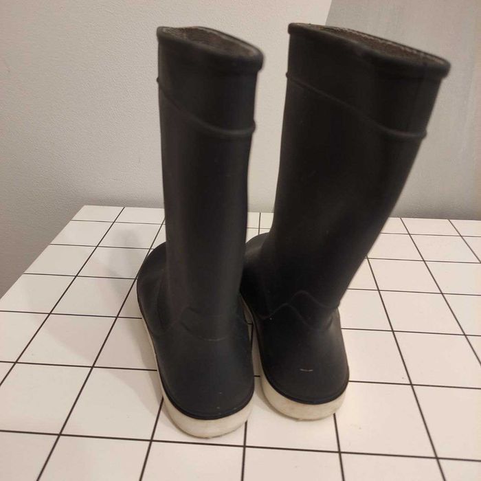 Kalosze Tribord czarne 19cm rozmiar 29/30 Rubber boots Galoshes