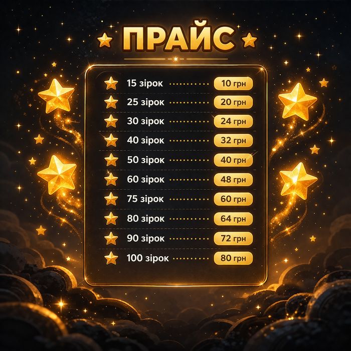 Продам Telegram зірки