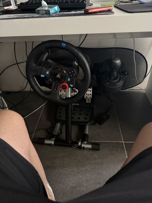 G29 + shifter + suporte