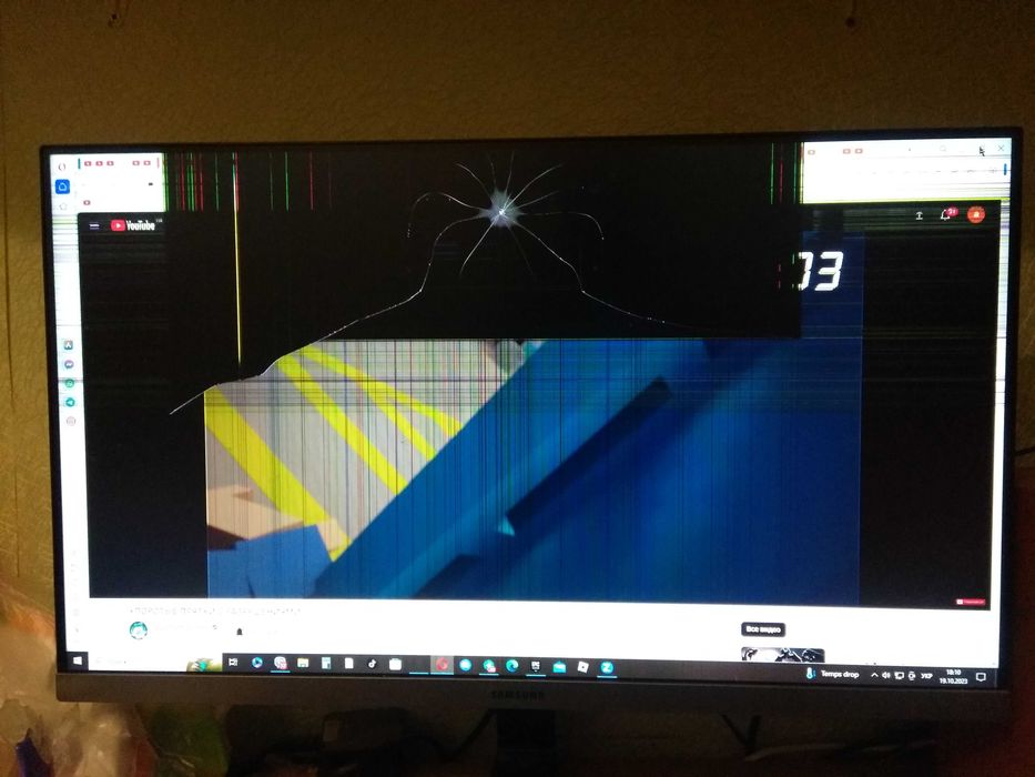 Монитор Samsung 23.8" S24R350 Dark Silver