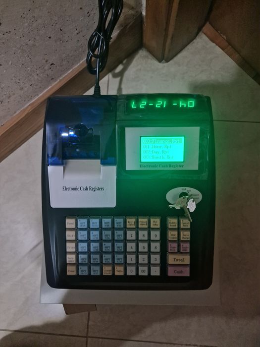 caixa registadora eletrónica de 48 teclas