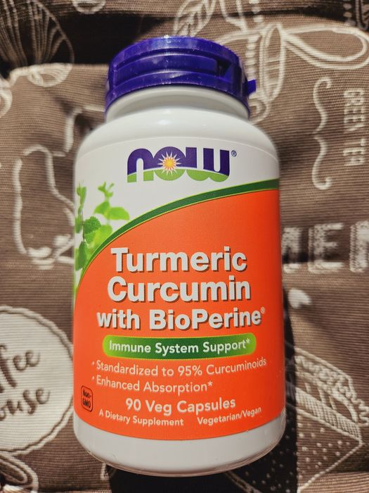 Now Foods куркумін куркума та біоперин биоперин Curcumin BioPerine 90