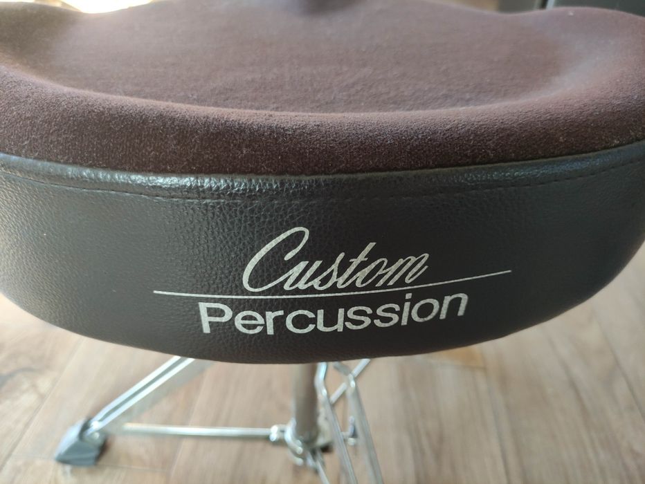 Stołek perkusyjny motocyklowy welur