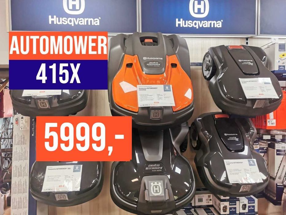 HUSQVARNA Automower 415X  1500m² GPS/GSM Okazja BiałogardRaty0% Montaż