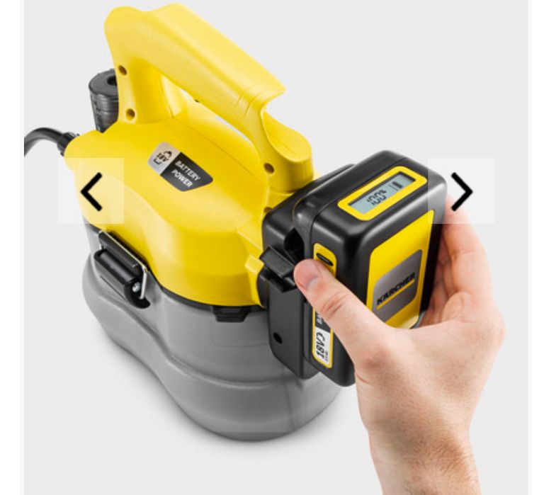 Садовый опрыскиватель Karcher PSU 4-18 с аккумулятором и зарядником