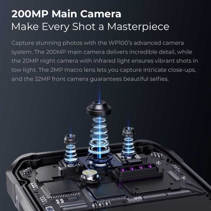 Oukitel WP100 5G 12GB/512GB 33000mAh IP69K 2.5GHz