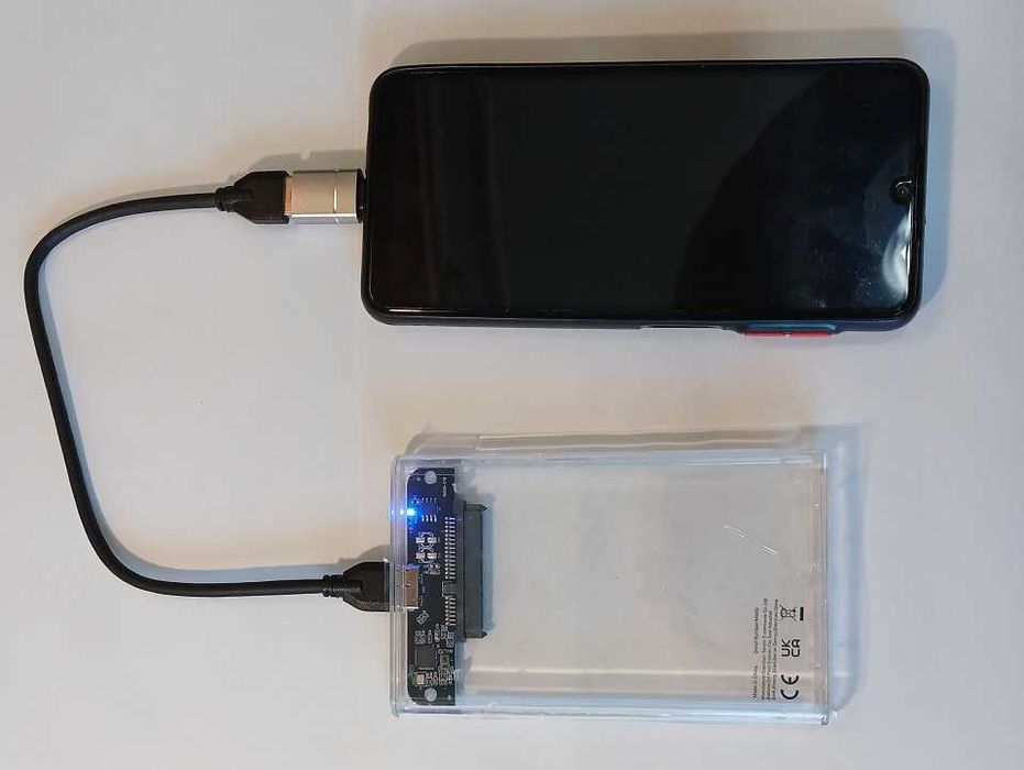 Мобільний зовнішній корпус для 2,5-дюймового жорсткого диска SSD