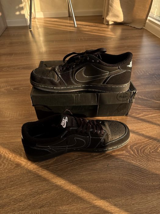 кросівки Nike Air Jordan 1 Retro Low OG SP Travis Scott Black Phantom 46 розмір