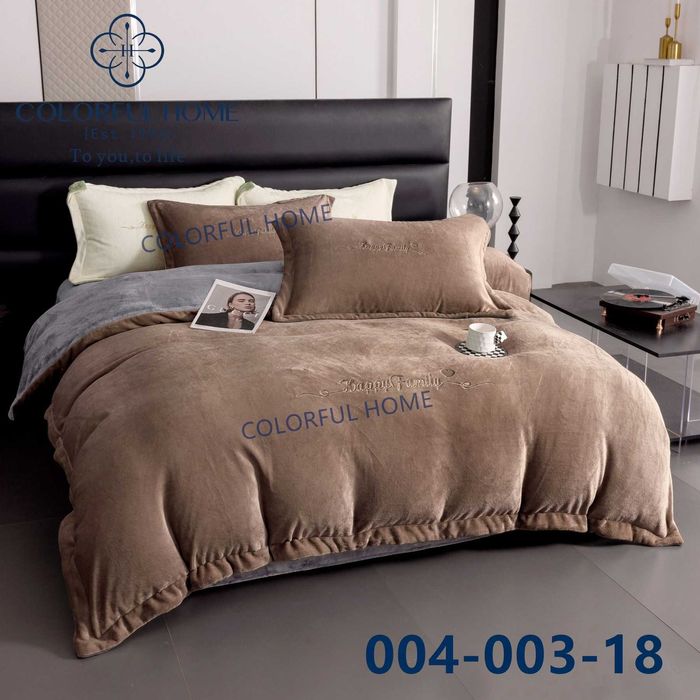 Постільна білизна Євро Happy Family ВЕЛЮРОВА