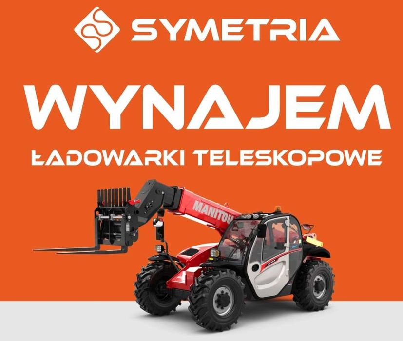 Ładowarka teleskopowa wynajem z operatorem lub bez. Wyciągarka, kosz