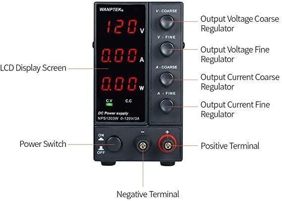 Лабораторний блок живлення Wanptek 30V 60V 120в 3а 5a 10a NPS DPS 3010