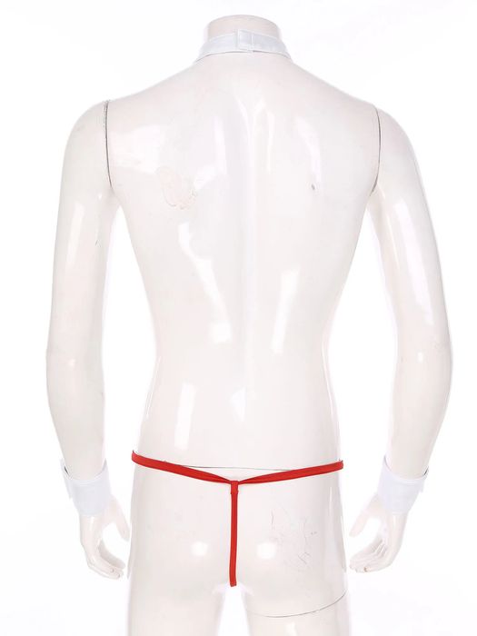 Zestaw Męskiej Bielizny Strój Kelnera STRIPTIZ na Prezent - XXL