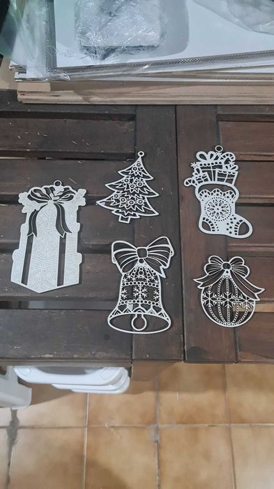 Decorações para árvore de natal