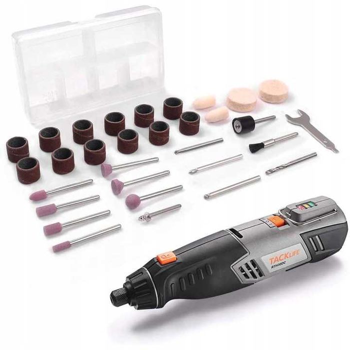 Akumulatorowa mini szlifierka precyzyjna Multitool TACKLIFE RTH30DC