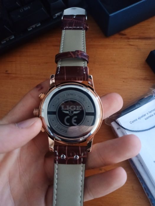 Relógio contra água e cronômetro