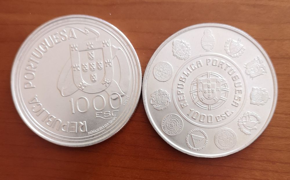 moedas prata lote variado Portugal (#6)