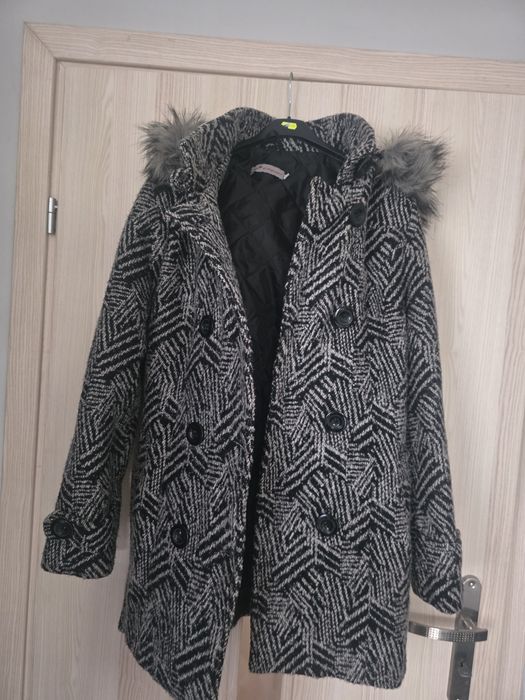 Płaszcz wełniany M/L