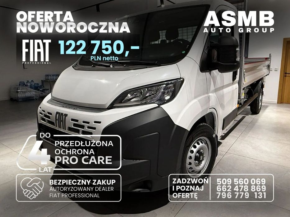 Fiat Ducato L3  Skrzynia L4 ! Wymiary paki4,9 x 2,2 ! PROMO Noworoczne ! 180 KM !