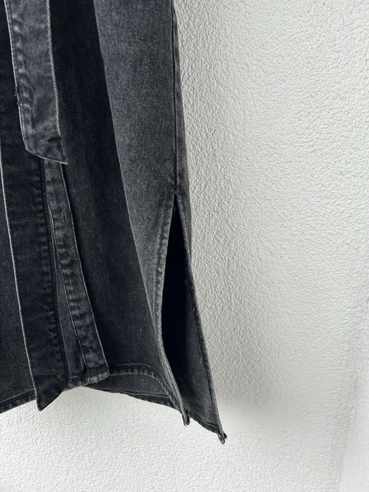 Reserved jeansowa sukienka midi