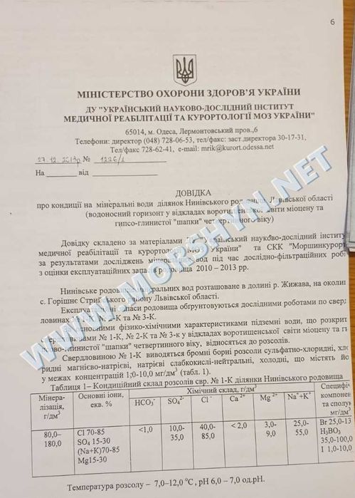 Ропа Моршинська (Оригінал)