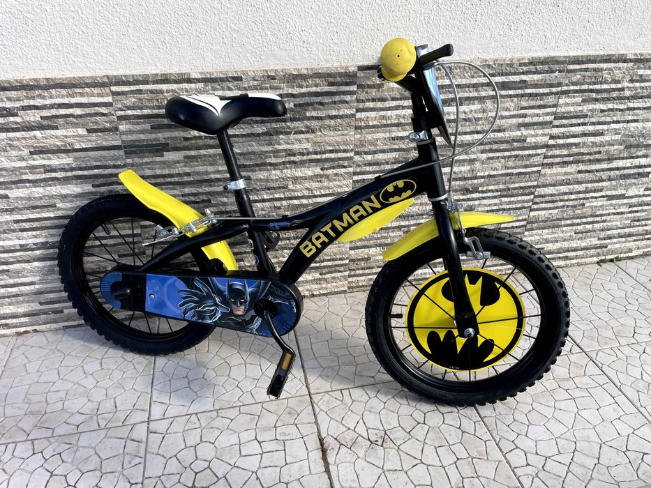 bicicleta criança batman