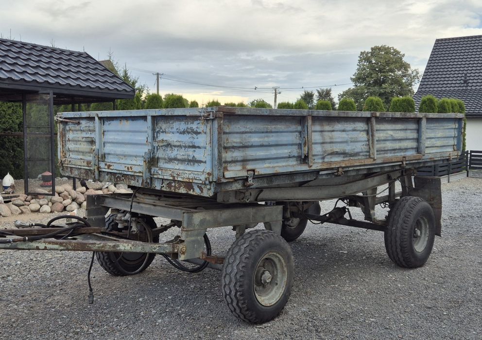 Przyczepa rolnicza Autosan D47B wywrotka 4,5T transport