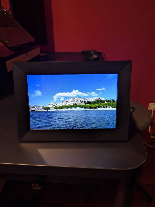 Moldura digital 8 polegadas ecrã táctil IPS HD (Nunca usado - PVP €60