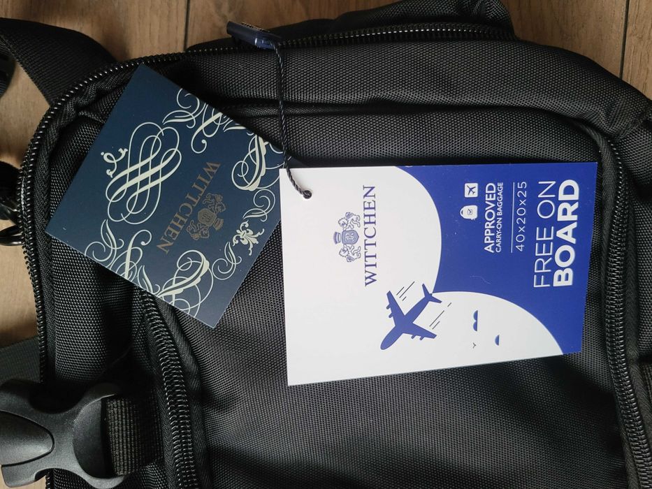 czarny plecak podręczny WITTCHEN Free on Board, model 29-3P-000-10